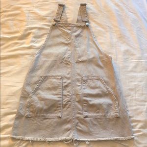 TOPSHOP MOTO Lilac Pinafore Dress